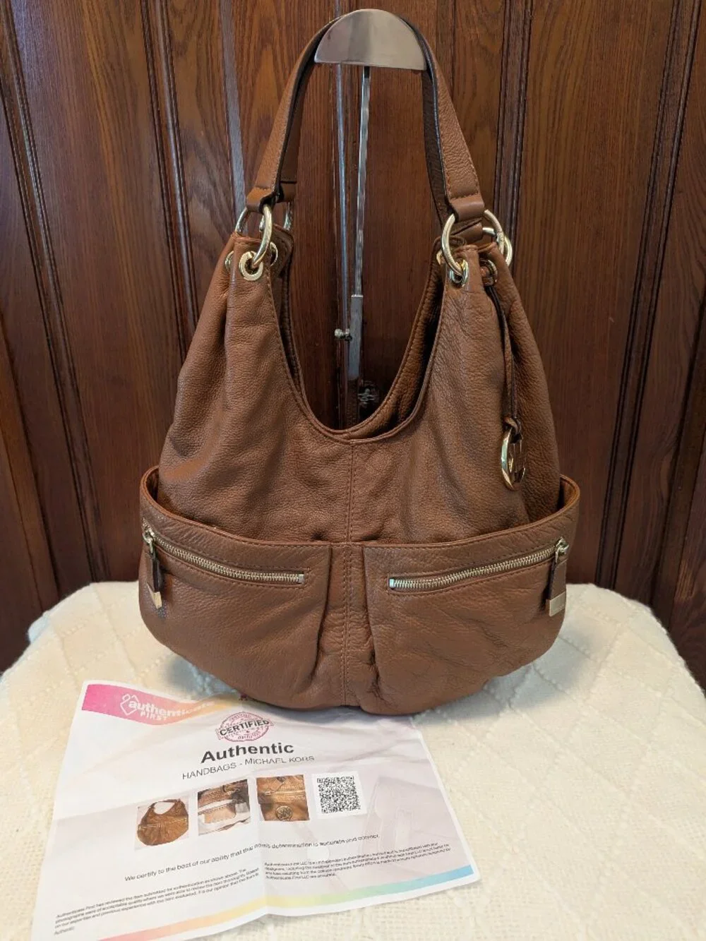 Michael Kors Large Layton Tan Hobo Bag